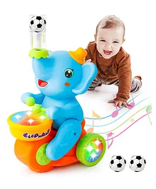Fiddlerz Elephant Musician Toy Walking Drum Playing...