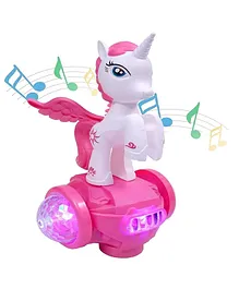NIYAMAT 360 Degree Baby Horse Stunt Toy Lights and...