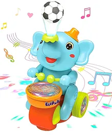 NIYAMAT Cute Elephant Drummer with Levitation Ball Toy...