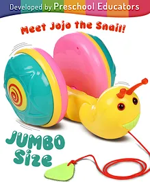 Intelliskills Premium Jumbo Pull Along Snail Toy for...