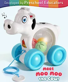 Intelliskills Premium Pull Along Moo Moo Cow Toy for...