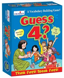 Creative Guess 4 Board Game Multicolor - 131 Pieces