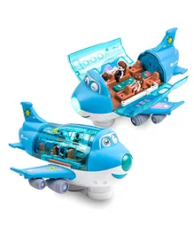 NEGOCIO Airplane Toys for Kids, Bump and Go Action,...