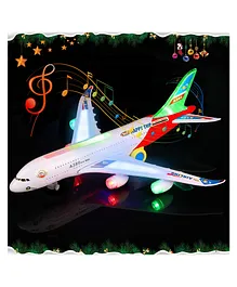 Amitasha Bump & Go Aeroplane Toy Musical Airplane...