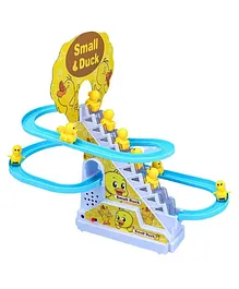 FUNVERSE Duck Track Toys For Kids - Small Ducks Stair...