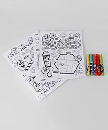Kalakaram Dinosaur Suncatchers Mini Kit - Multicolor