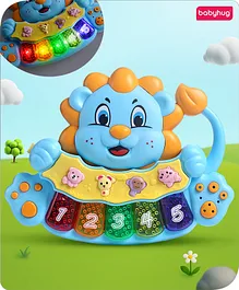 Babyhug 3 in 1 Premium Musical Lion Piano Toy with...