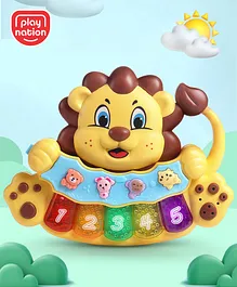 Play Nation 3 in 1 Premium Musical Lion Piano Toy with...