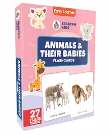 Aditi Toys Animal and Their Babies Flash Cards - Fun...