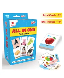 Little Berry All in One Flash Cards for Kids - 72 Cards