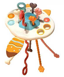 YAMAMA Baby Rattle Toys Fox Pull String Toys For Kids...
