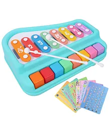 FUNVERSE 2 in 1 Musical Xylophone and Mini Piano for...
