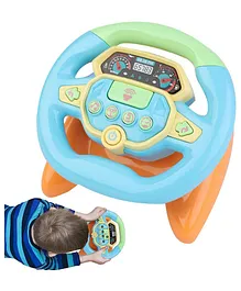 Azhari Steering Wheel Car Driving Toy With Music and...