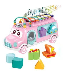 ADKD Musical Xylophone Shape sorter School Bus...