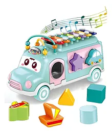 ADKD Musical Xylophone Shape sorter School Bus...