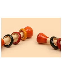 Bombay Toy Company Wooden Mini Rattle Toy