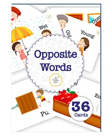 The Curious Bees - Opposite Words Flash Cards | 36...