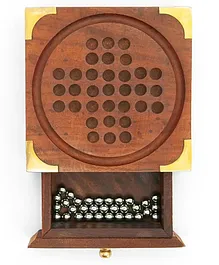 Mittimate Wooden Solitaire (Brain Vita)  Classic Brain...