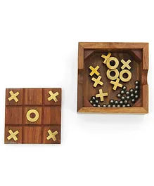 Mittimate Brain Teaser Set  Tic Tac Toe and Solitaire...