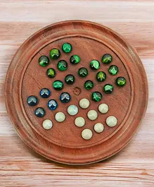 Mittimate Wooden Solitaire (Brain Vita 8")  Classic...