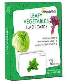 GrapplerTodd Leafy Vegetables Flash Cards Set -...