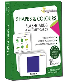 GrapplerTodd Shapes & Colours Flashcards for Kids 24...