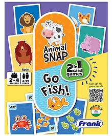 Frank Animal Snap & Go Fish! Card Game 104 Cards -...
