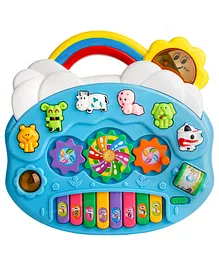Fiddlerz Musical Rainbow Piano Toy for Kids with 8...