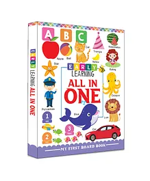 3 to 5 Years, 30 Pages The All-in-One Early Learning Board Book - My First...
