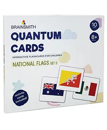 Brainsmith National Flags  Quantum Flash Cards (Set...