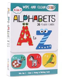 Kyds Play 4 in 1 Flash Cards of Alphabets - 36 Flash...
