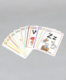 Ratnas Alphabet Flash Cards Pack of 13 - Multicolor