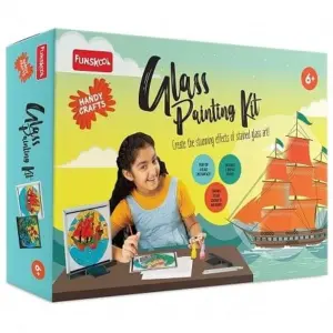 Handycraft Glass Painting - 2013 (Multicolor)