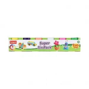 Fun Dough Super Six Clay & Dough for Kids Age 3Y+