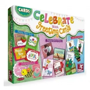 Toy Kraft Celebrate With Greeting Cards DIY Art & Craft Kits for Kids age 5Y+