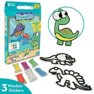 Imagimake Window Art - Dino Pals, 2Y+ (Multicolor)