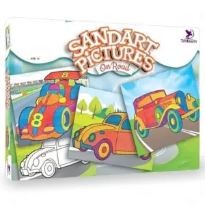Toy Kraft Sandart Pictures On Road, Multicolor, 3Y+