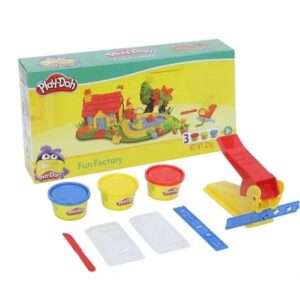 Play Doh Fun Factory Toolset Arts and Crafts Toy for Kids 3Y+, Multicolour
