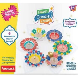 Handycrafts Flower Candle Lamps Plastic Multicolour 7Y+