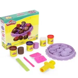 Play Doh Sweet Treats Playset for Kids 3Y+, Multicolour