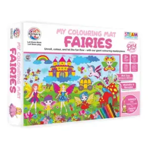 Ratna's My Colouring Mat Fairies, Colouring Kit, Multicolour, 5Y+