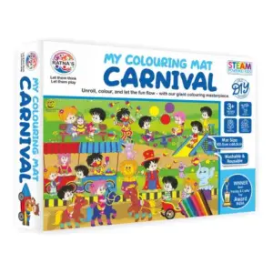 Ratna's My Colouring Mat Carnival, Colouring Kit, Multicolour, 5Y+