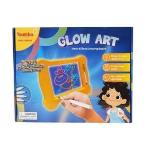 Hamleys Glow Art Sonic Led Drawing Board Neon Colour Board Multicolour 3Y+