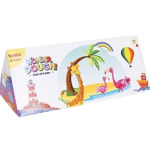 Youreka Dough 6 Shades 75 Grams Dough Tubs Multicolour 3Y+