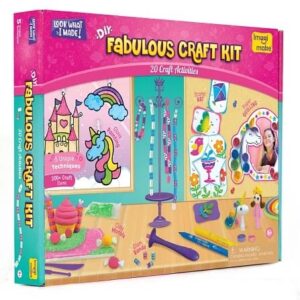 Imagimake Fabulous Craft Quilling Kit Art and Craft set for kids 5Y+, Multicolour