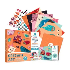 PepPlay Origami Art Animal Kingdom For Kids of Age 3Y+, Multicolour