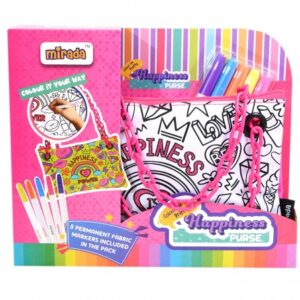 Mirada Color Your Own Happiness Purse, 3Y+, Multicolour