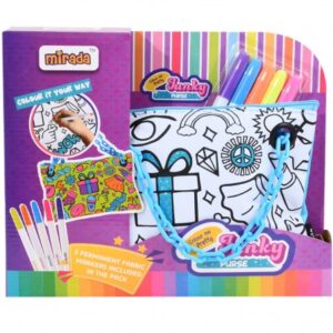 Mirada Color Your Own Funky Purse, 3Y+, Multicolour