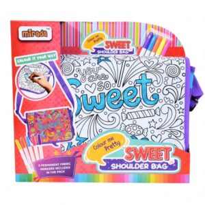 Mirada Color Your Own Sweet Shoulder Bag, 3Y+, Multicolour