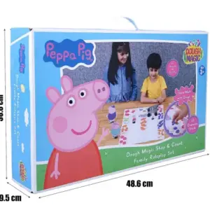 Dough Magic Peppa Pig Shop & Count Activity Set For Kids Age 3Y+, Multicolour
